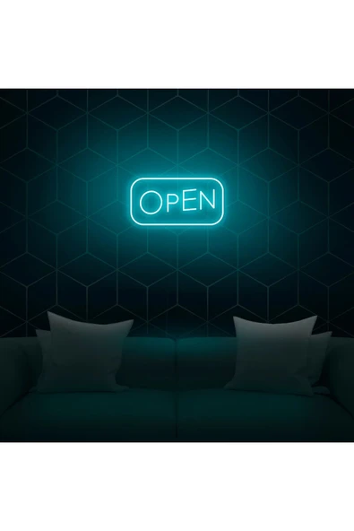 OPEN Yazılı Neon Tabela - Resim 2