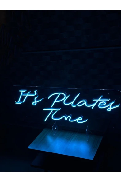 It's Pilates Time Yazılı Neon Tabela - Resim 3