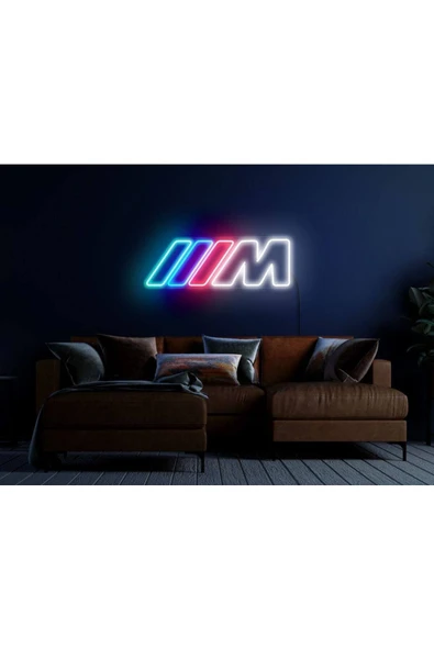 Rent A Carlara Özel BMW Logo Neon Tabela ürün görseli 1