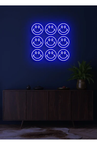 Gülücük Figürlü Neon Tabela ürün görseli 1