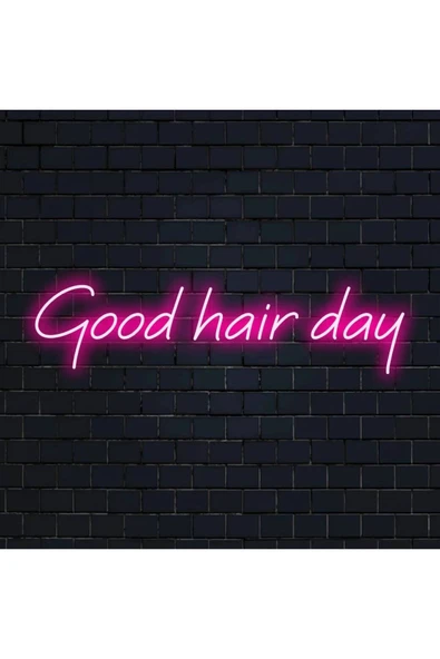 Good hair day Yazılı Neon Tabela ürün görseli 1