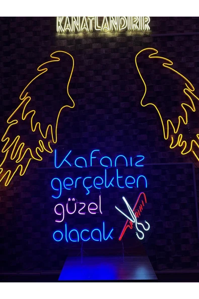 Kafanız Gerçekten Güzel Olacak Yazılı Neon Tabela ürün görseli 1