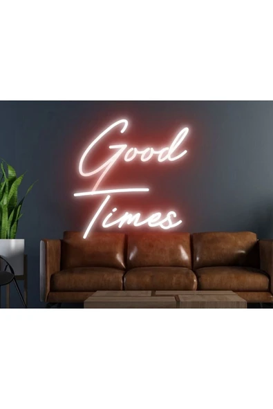 Good Times Yazılı Neon Tabela ürün görseli 1