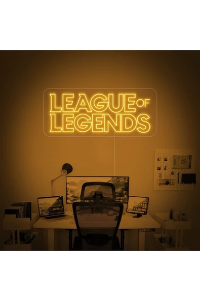 LEAGUE OF LEGENDS Yazılı Neon Tabela ürün görseli 1