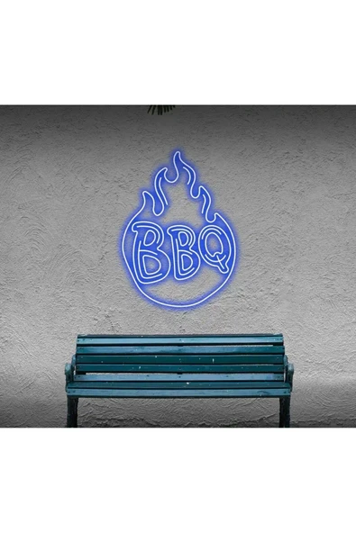 BBQ Yazılı ve Şekilli Neon Tabela ürün görseli 1