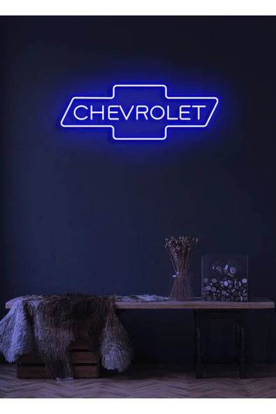 Rent A Carlara Özel CHEVROLET Yazılı Neon Tabela ürün görseli 1