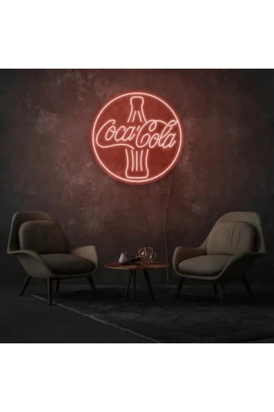 Coca Cola Yazılı ve Şekilli Neon Tabela ürün görseli 1