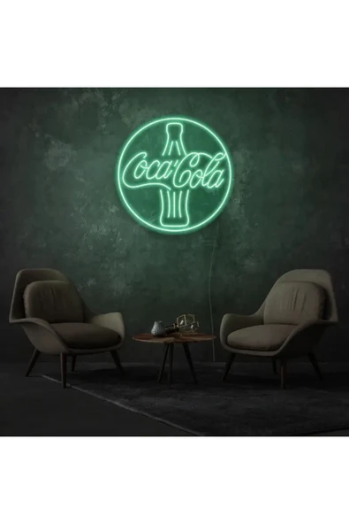 Coca Cola Yazılı ve Şekilli Neon Tabela ürün görseli 1