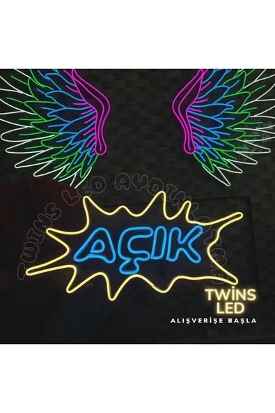 AÇIK Yazılı Neon Tabela - Resim 3