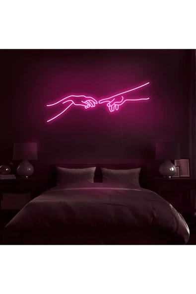Hand Of God Figürlü Neon Tabela ürün görseli 1