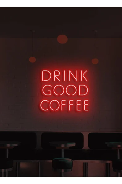 DRINK GOOD COFFEE Yazılı Neon Tabela ürün görseli 1