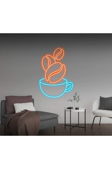 Kahve Fincanı Şekilli Neon Tabela ürün görseli 1