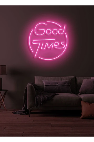 Good Times Yazılı Neon Tabela ürün görseli 1