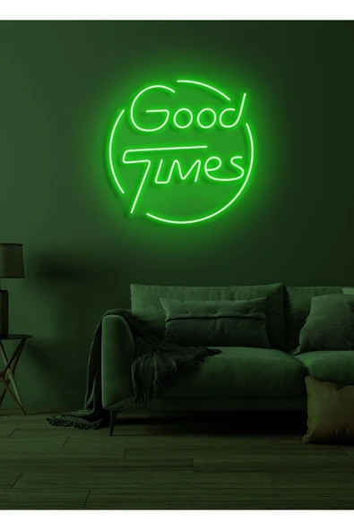 Good Times Yazılı Neon Tabela ürün görseli 1
