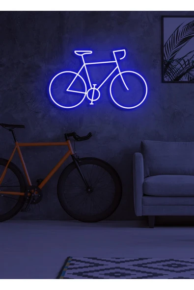 Bisiklet Figürlü Neon Tabela ürün görseli 1