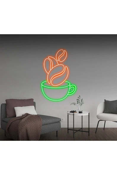 Kahve Fincanı Şekilli Neon Tabela ürün görseli 1