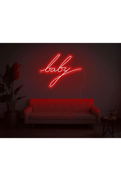 Baby Yazılı Neon Tabela ürün görseli 1