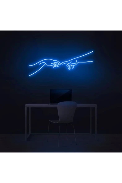 Hand Of God Figürlü Neon Tabela ürün görseli 1