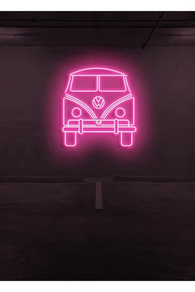 Minibüs Figürlü Neon Tabela ürün görseli 1