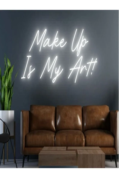 Make Up Is My Art! Yazılı Neon Tabela ürün görseli 1