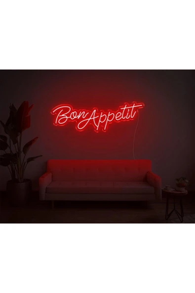 Bon Appetit Yazılı Neon Tabela ürün görseli 1
