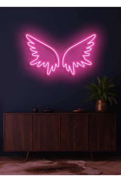 Kanat Figürlü Neon Tabela ürün görseli 1