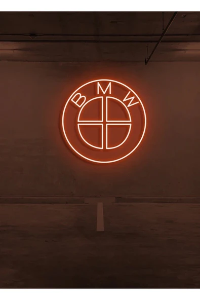 Rent A Carlara Özel BMW Logo Neon Tabela ürün görseli 1