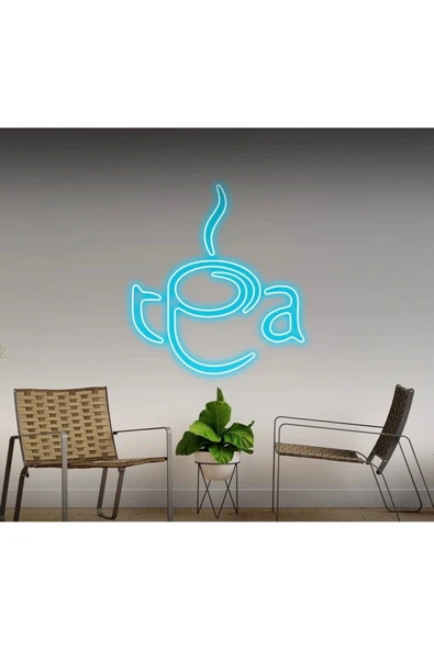 Tea Yazılı ve Şekilli Neon Tabela ürün görseli 1