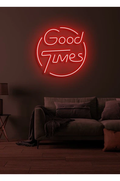 Good Times Yazılı Neon Tabela ürün görseli 1
