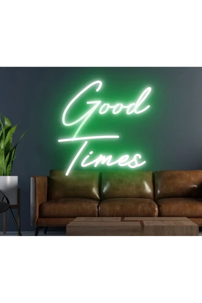 Good Times Yazılı Neon Tabela ürün görseli 1
