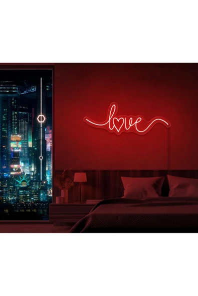 Love Yazılı Neon Tabela ürün görseli 1