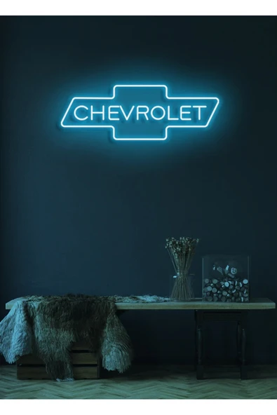 Rent A Carlara Özel CHEVROLET Yazılı Neon Tabela ürün görseli 1