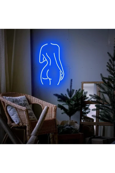 Kadın Figürlü Neon Tabela ürün görseli 1