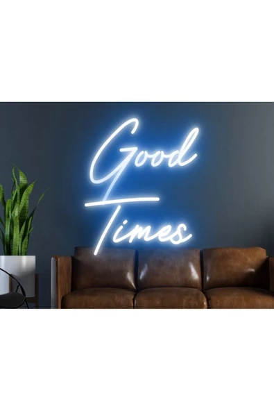 Good Times Yazılı Neon Tabela ürün görseli 1