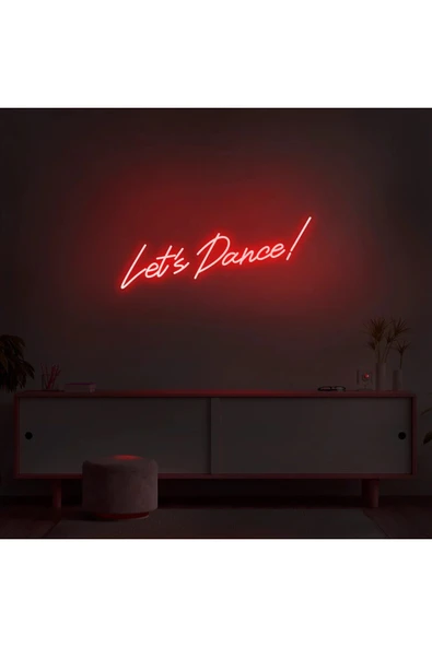 Let's Dance! Yazılı Neon Tabela ürün görseli 1