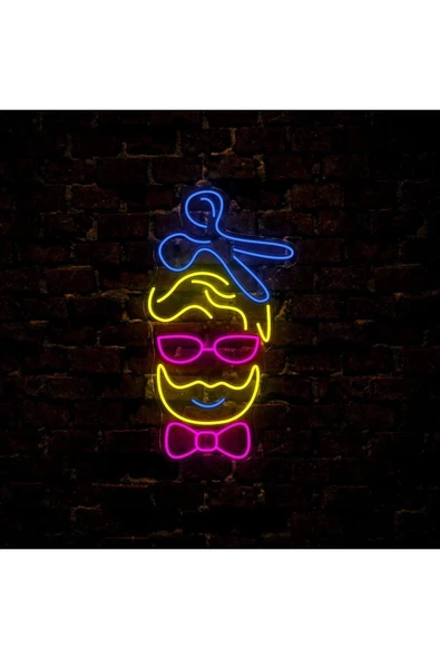 Berberlere Özel Neon Tabela - Resim 2
