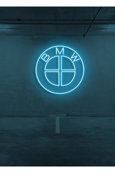 Rent A Carlara Özel BMW Logo Neon Tabela ürün görseli 1