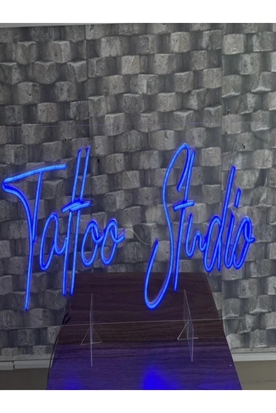 Tattoo Studio Yazılı Neon Tabela - Resim 2