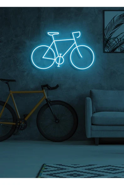 Bisiklet Figürlü Neon Tabela ürün görseli 1