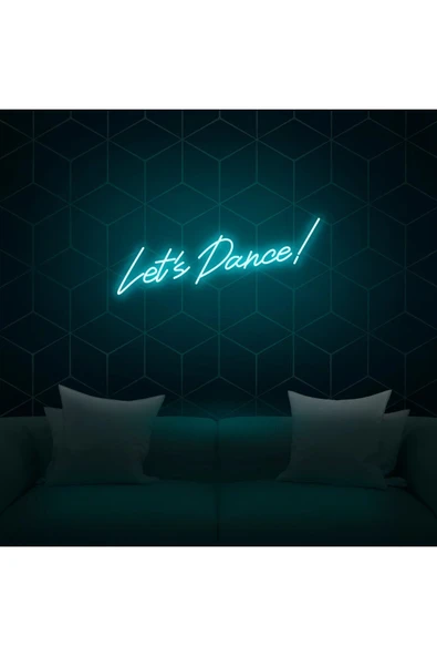 Let's Dance! Yazılı Neon Tabela ürün görseli 1