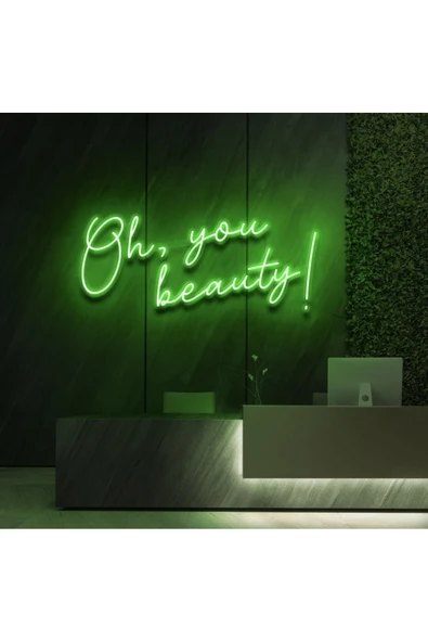 Oh,You Beauty! Yazılı Neon Tabela ürün görseli 1