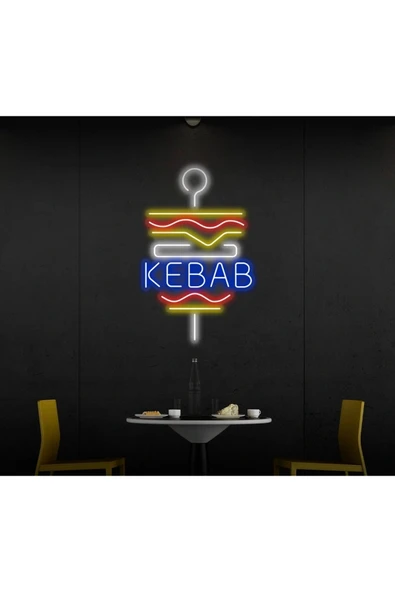 KEBAB Yazılı ve Şekilli Neon Tabela ürün görseli 1