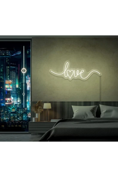 Love Yazılı Neon Tabela ürün görseli 1
