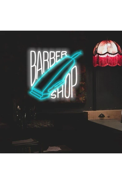 Barber Shop Yazılı Neon Tabela ürün görseli 1