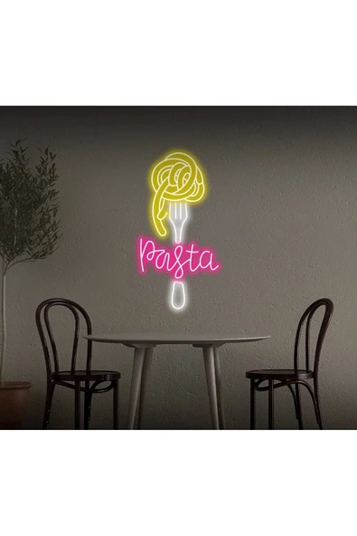 Pasta Yazılı ve Şekilli Neon Tabela ürün görseli 1