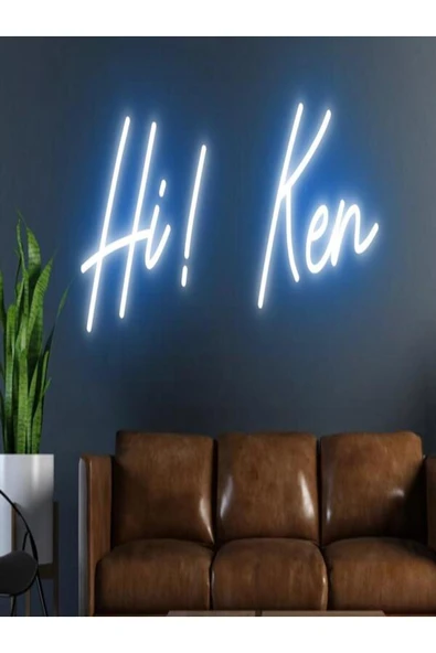 Hi Ken Yazılı Neon Tabela ürün görseli 1