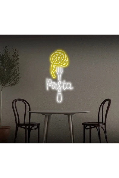 Pasta Yazılı ve Şekilli Neon Tabela ürün görseli 1