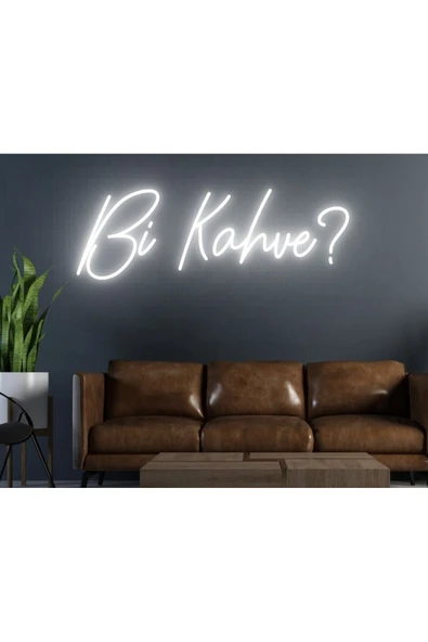 Bi Kahve? Yazılı Neon Tabela ürün görseli 1