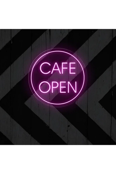 CAFE OPEN Yazılı Neon Tabela ürün görseli 1
