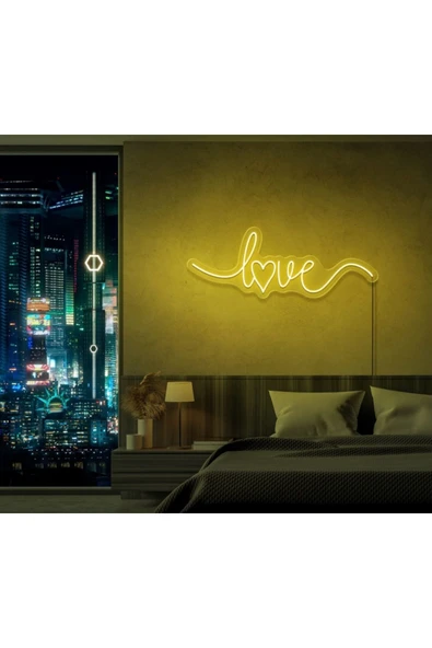 Love Yazılı Neon Tabela ürün görseli 1
